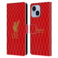 thumbnail image 1 of Head Case Designs Officially Licensed Liverpool Football Club Liver Bird Gold On Red Kit Leather Book Wallet Case Cover Compatible with Apple iPhone 14 Plus, 1 of 6