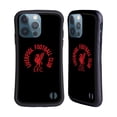 thumbnail image 1 of Head Case Designs Officially Licensed Liverpool Football Club Liver Bird Red LFC On Black Hybrid Case Compatible with Apple iPhone 13 Pro, 1 of 7
