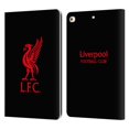thumbnail image 1 of Head Case Designs Officially Licensed Liverpool Football Club Liver Bird Red Logo On Black Leather Book Wallet Case Compatible with Apple iPad 9.7 2017 / iPad 9.7 2018, 1 of 6