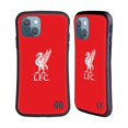 thumbnail image 1 of Head Case Designs Officially Licensed Liverpool Football Club Liver Bird White Logo In Red Hybrid Case Compatible with Apple iPhone 13, 1 of 7