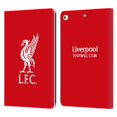 thumbnail image 1 of Head Case Designs Officially Licensed Liverpool Football Club Liver Bird White Logo In Red Leather Book Wallet Case Compatible with Apple iPad 9.7 2017 / iPad 9.7 2018, 1 of 6