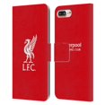 thumbnail image 1 of Head Case Designs Officially Licensed Liverpool Football Club Liver Bird White Logo In Red Leather Book Wallet Case Compatible with Apple iPhone 7 Plus / iPhone 8 Plus, 1 of 6