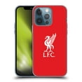 thumbnail image 1 of Head Case Designs Officially Licensed Liverpool Football Club Liver Bird White Logo In Red Soft Gel Case Compatible with Apple iPhone 13 Pro, 1 of 7