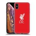 thumbnail image 1 of Head Case Designs Officially Licensed Liverpool Football Club Liver Bird White Logo In Red Soft Gel Case Compatible with Apple iPhone XS Max, 1 of 7