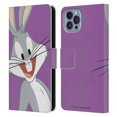 thumbnail image 1 of Head Case Designs Officially Licensed Looney Tunes Characters Bugs Bunny Leather Book Wallet Case Cover Compatible with Apple iPhone 14, 1 of 6