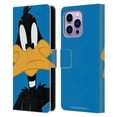 thumbnail image 1 of Head Case Designs Officially Licensed Looney Tunes Characters Daffy Duck Leather Book Wallet Case Cover Compatible with Apple iPhone 14 Pro Max, 1 of 6