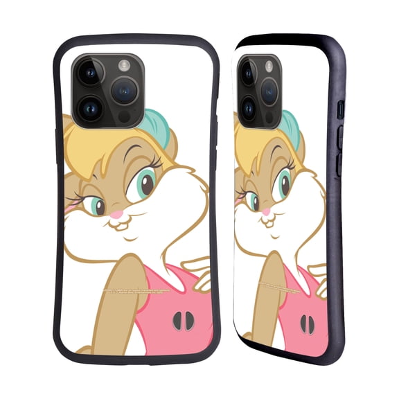 Head Case Designs Officially Licensed Looney Tunes Characters Lola Bunny Hybrid Case Compatible with Apple iPhone 15 Pro Max