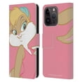 thumbnail image 1 of Head Case Designs Officially Licensed Looney Tunes Characters Lola Bunny Leather Book Wallet Case Cover Compatible with Apple iPhone 15 Pro, 1 of 6