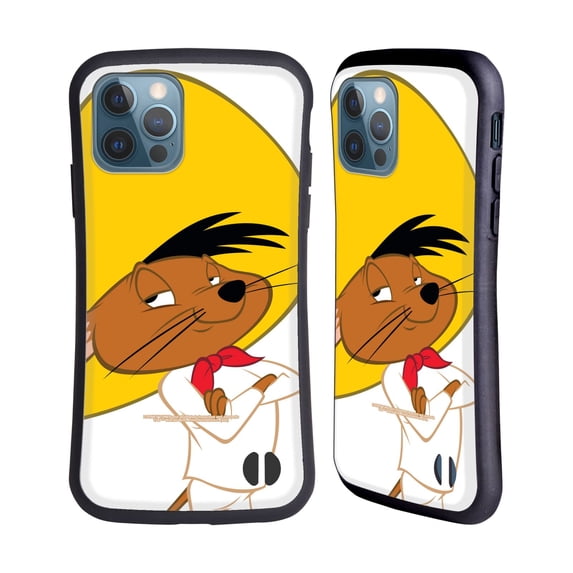 Head Case Designs Officially Licensed Looney Tunes Characters Speedy Gonzales Hybrid Case Compatible with Apple iPhone 12 / iPhone 12 Pro