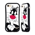 thumbnail image 1 of Head Case Designs Officially Licensed Looney Tunes Characters Sylvester The Cat Hybrid Case Compatible with Apple iPhone 7 / 8 / SE 2020 & 2022, 1 of 7