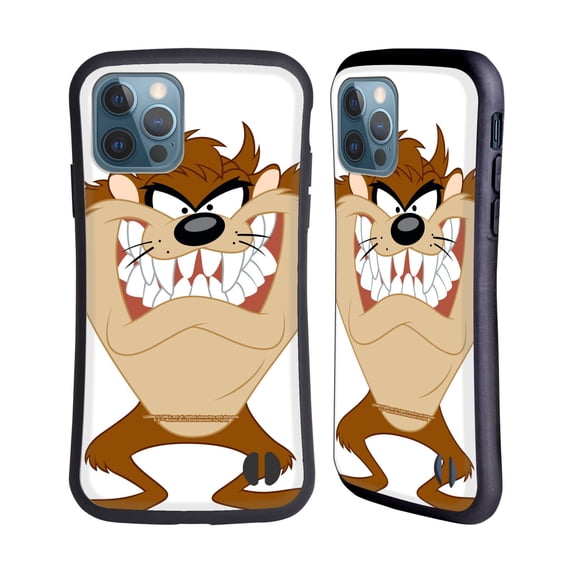 Head Case Designs Officially Licensed Looney Tunes Characters Tasmanian Devil Hybrid Case Compatible with Apple iPhone 12 / iPhone 12 Pro