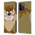 thumbnail image 1 of Head Case Designs Officially Licensed Looney Tunes Characters Tasmanian Devil Leather Book Wallet Case Cover Compatible with Apple iPhone 15 Pro, 1 of 6