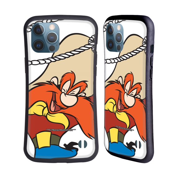 Head Case Designs Officially Licensed Looney Tunes Characters Yosemite Sam Hybrid Case Compatible with Apple iPhone 12 Pro Max