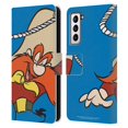 thumbnail image 1 of Head Case Designs Officially Licensed Looney Tunes Characters Yosemite Sam Leather Book Wallet Case Cover Compatible with Samsung Galaxy S21 5G, 1 of 6