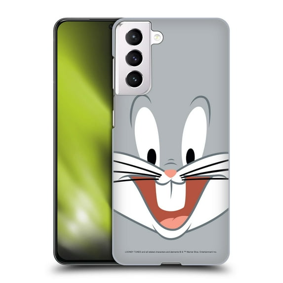 Head Case Designs Officially Licensed Looney Tunes Full Face Bugs Bunny Hard Back Case Compatible with Samsung Galaxy S21 5G