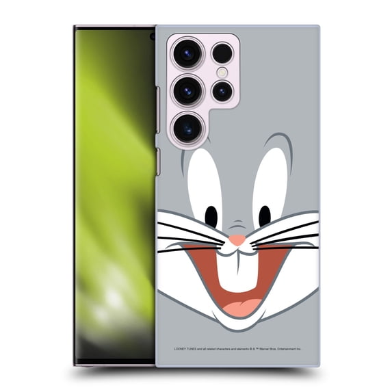 Head Case Designs Officially Licensed Looney Tunes Full Face Bugs Bunny Hard Back Case Compatible with Samsung Galaxy S23 Ultra 5G