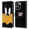 thumbnail image 1 of Head Case Designs Officially Licensed Looney Tunes Full Face Daffy Duck Leather Book Wallet Case Cover Compatible with Apple iPhone 14 Pro, 1 of 6