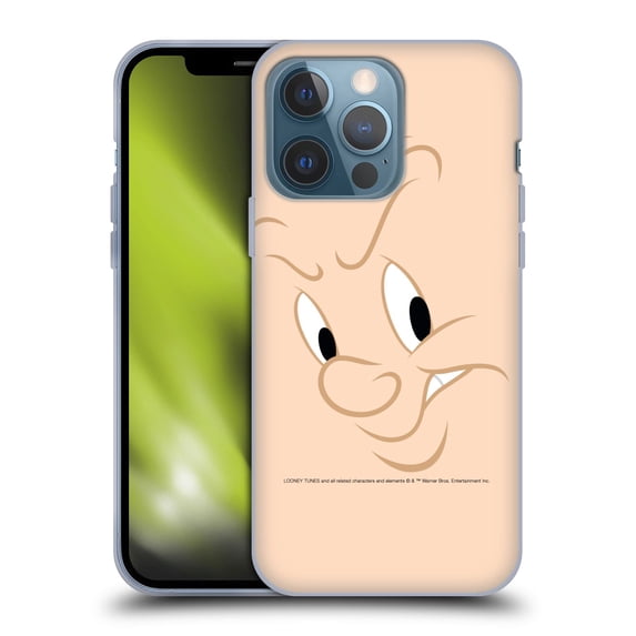 Head Case Designs Officially Licensed Looney Tunes Full Face Elmer Fudd Soft Gel Case Compatible with Apple iPhone 13 Pro