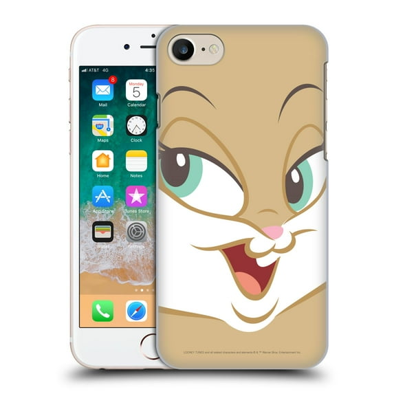 Head Case Designs Officially Licensed Looney Tunes Full Face Lola Bunny Hard Back Case Compatible with Apple iPhone 7 / 8 / SE 2020 & 2022