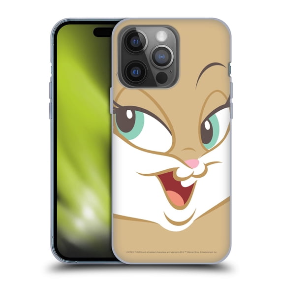 Head Case Designs Officially Licensed Looney Tunes Full Face Lola Bunny Soft Gel Case Compatible with Apple iPhone 14 Pro