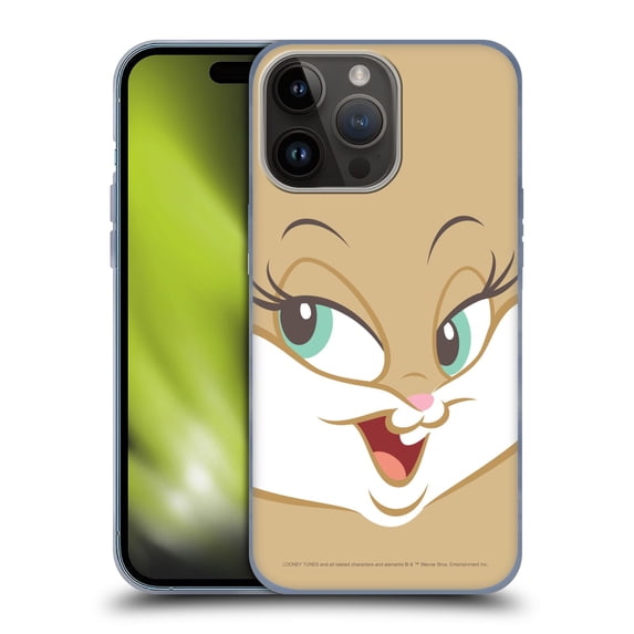Head Case Designs Officially Licensed Looney Tunes Full Face Lola Bunny Soft Gel Case Compatible with Apple iPhone 15 Pro Max