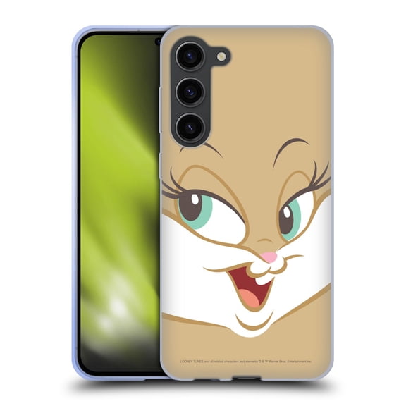 Head Case Designs Officially Licensed Looney Tunes Full Face Lola Bunny Soft Gel Case Compatible with Samsung Galaxy S23+ 5G