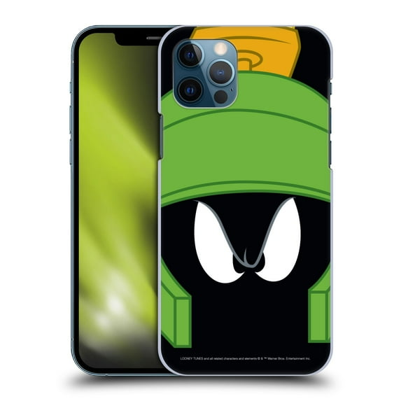Head Case Designs Officially Licensed Looney Tunes Full Face Marvin The Martian Hard Back Case Compatible with Apple iPhone 12 / iPhone 12 Pro