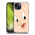 thumbnail image 1 of Head Case Designs Officially Licensed Looney Tunes Full Face Porky Pig Soft Gel Case Compatible with Apple iPhone 15, 1 of 7
