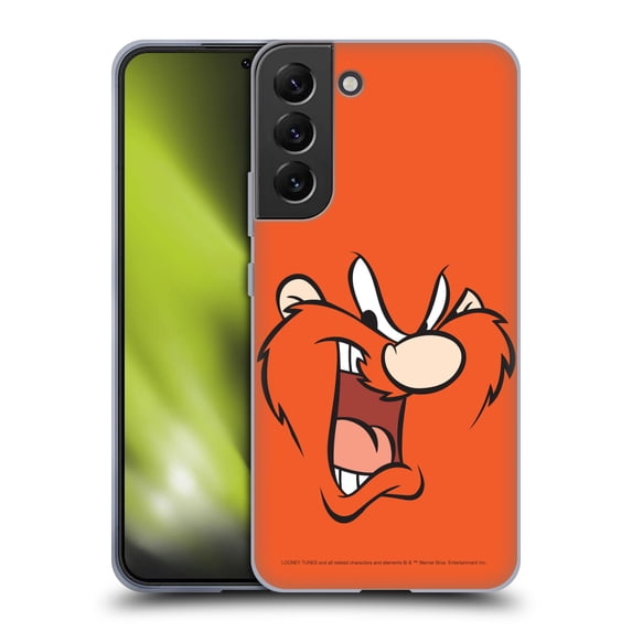 Head Case Designs Officially Licensed Looney Tunes Full Face Yosemite Sam Soft Gel Case Compatible with Samsung Galaxy S22+ 5G
