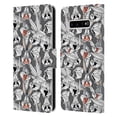thumbnail image 1 of Head Case Designs Officially Licensed Looney Tunes Patterns Bugs Bunny Leather Book Wallet Case Cover Compatible with Samsung Galaxy S10+ / S10 Plus, 1 of 6