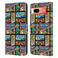 thumbnail image 1 of Head Case Designs Officially Licensed Looney Tunes Patterns Comics Leather Book Wallet Case Cover Compatible with Google Pixel 7a, 1 of 6