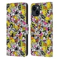 thumbnail image 1 of Head Case Designs Officially Licensed Looney Tunes Patterns Group Leather Book Wallet Case Cover Compatible with Apple iPhone 15, 1 of 6