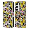 thumbnail image 1 of Head Case Designs Officially Licensed Looney Tunes Patterns Group Leather Book Wallet Case Cover Compatible with Samsung Galaxy S23 5G, 1 of 6