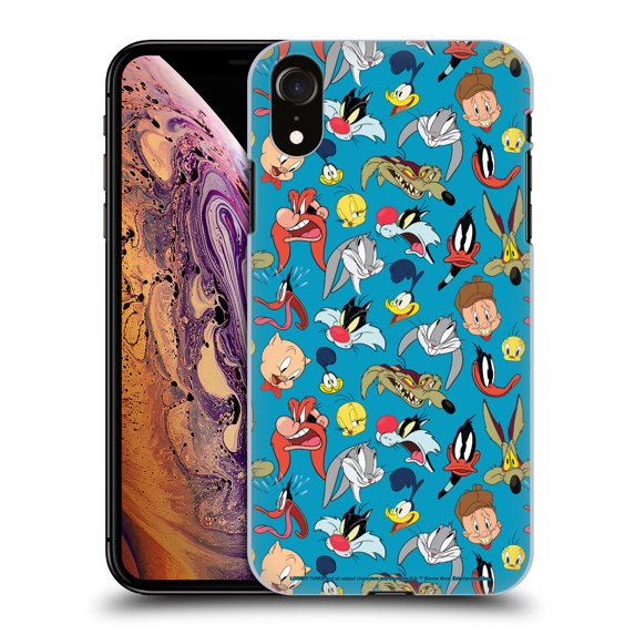 Head Case Designs Officially Licensed Looney Tunes Patterns Head Shots Hard Back Case Compatible with Apple iPhone XR