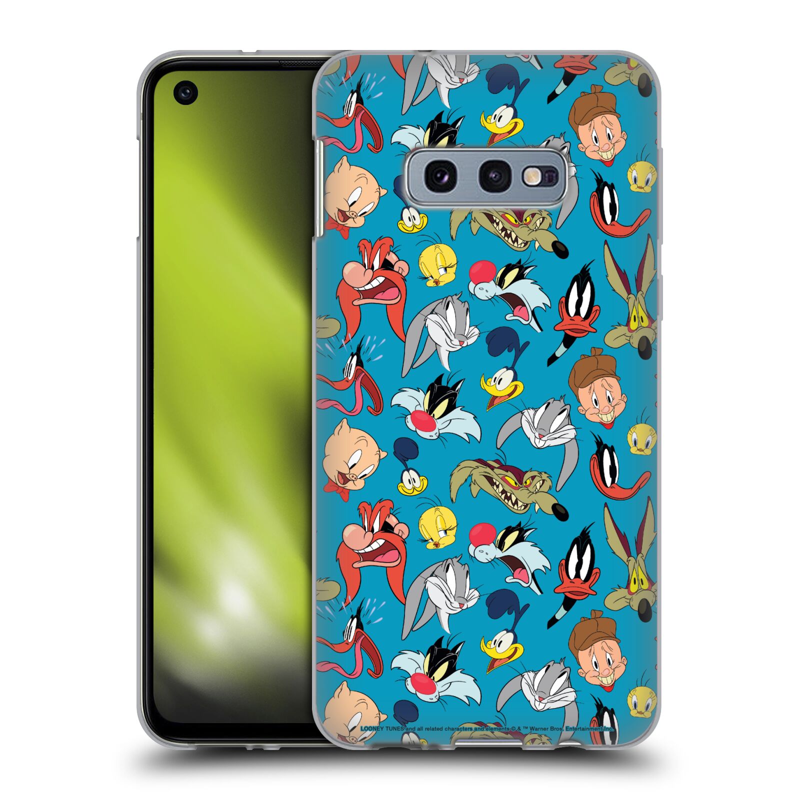 Head Case Designs Officially Licensed Looney Tunes Patterns Head Shots Soft Gel Case Compatible with Samsung Galaxy S10e - image 1 of 7