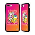 thumbnail image 1 of Head Case Designs Officially Licensed Looney Tunes Patterns I Love Rainbow Hybrid Case Compatible with Apple iPhone 7 Plus / iPhone 8 Plus, 1 of 7