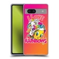 thumbnail image 1 of Head Case Designs Officially Licensed Looney Tunes Patterns I Love Rainbow Soft Gel Case Compatible with Google Pixel 7a, 1 of 7
