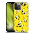 thumbnail image 1 of Head Case Designs Officially Licensed Looney Tunes Patterns Tweety Hard Back Case Compatible with Apple iPhone 14 Pro Max, 1 of 7