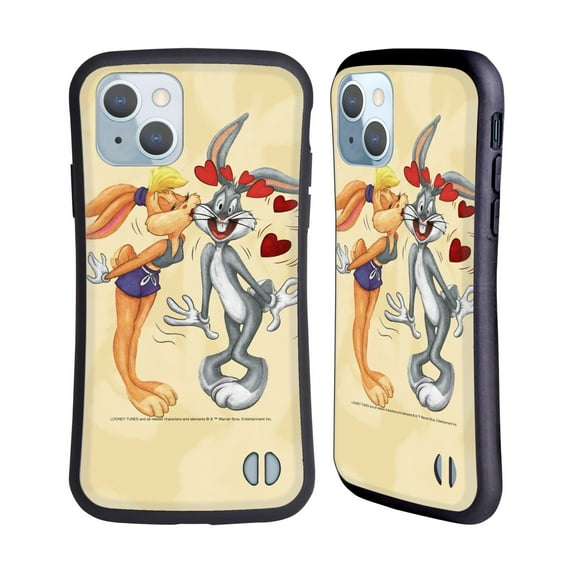 Head Case Designs Officially Licensed Looney Tunes Season Bugs Bunny And Lola Bunny Hybrid Case Compatible with Apple iPhone 14