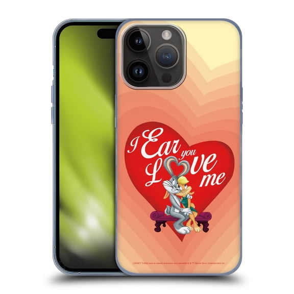 Head Case Designs Officially Licensed Looney Tunes Season Bugs Bunny Love Lola Bunny Soft Gel Case Compatible with Apple iPhone 15 Pro Max