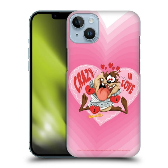 Head Case Designs Officially Licensed Looney Tunes Season Tasmanian Devil In Love Hard Back Case Compatible with Apple iPhone 14 Plus