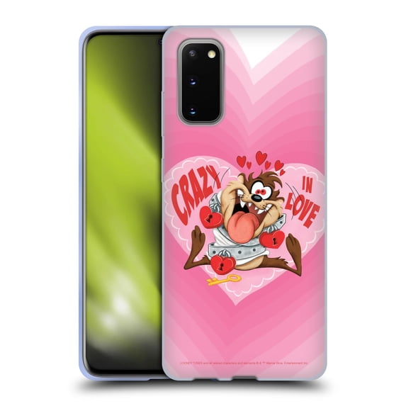Head Case Designs Officially Licensed Looney Tunes Season Tasmanian Devil In Love Soft Gel Case Compatible with Samsung Galaxy S20 / S20 5G