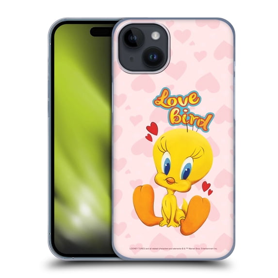 Head Case Designs Officially Licensed Looney Tunes Season Tweety Hard Back Case Compatible with Apple iPhone 15 Plus