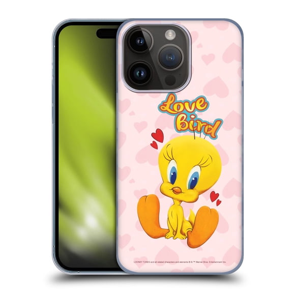 Head Case Designs Officially Licensed Looney Tunes Season Tweety Hard Back Case Compatible with Apple iPhone 15 Pro