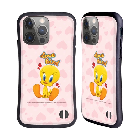 Head Case Designs Officially Licensed Looney Tunes Season Tweety Hybrid Case Compatible with Apple iPhone 14 Pro