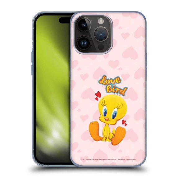 Head Case Designs Officially Licensed Looney Tunes Season Tweety Soft Gel Case Compatible with Apple iPhone 15 Pro Max