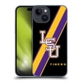 thumbnail image 1 of Head Case Designs Officially Licensed Louisiana State University LSU Louisiana State University Stripes Hard Back Case Compatible with Apple iPhone 15, 1 of 7