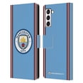 thumbnail image 1 of Head Case Designs Officially Licensed Manchester City Man City FC 2022/23 Badge Kit Home Leather Book Wallet Case Cover Compatible with Samsung Galaxy S21+ 5G, 1 of 6
