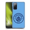 thumbnail image 1 of Head Case Designs Officially Licensed Manchester City Man City FC Badge Blue Obsidian Mono Hard Back Case Compatible with Samsung Galaxy S20 FE / 5G, 1 of 7