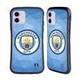 thumbnail image 1 of Head Case Designs Officially Licensed Manchester City Man City FC Badge Geometric Blue Full Colour Hybrid Case Compatible with Apple iPhone 11, 1 of 7